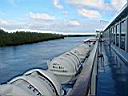 nous remontons la N�va en direction du lac Ladoga